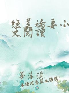 绝美娇妻小说全文阅读