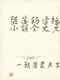 堕落的清纯校花小说全文免费