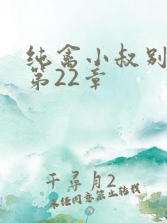 纯禽小叔别太猛第22章