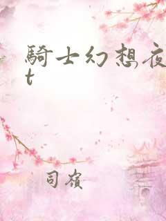 骑士幻想夜txt