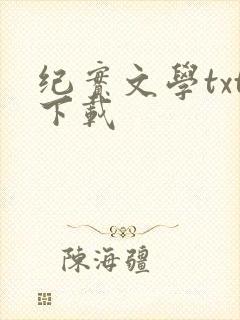 纪实文学txt下载