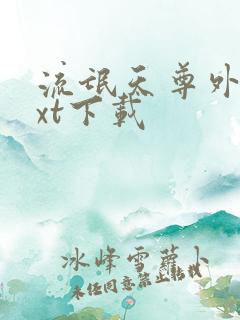 流氓天尊外传txt下载