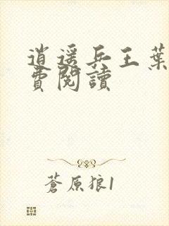 逍遥兵王叶成免费阅读