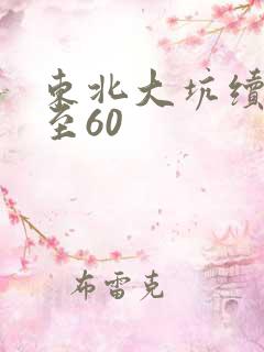 东北大坑续集1至60