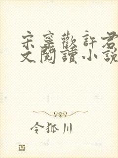 宋宁欢许君澈全文阅读小说