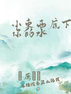 小东西底下都是你的水