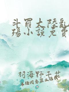 斗罗大陆乱世浮殇小说免费阅读