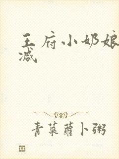王府小奶娘未删减