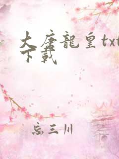 大唐龙皇txt下载