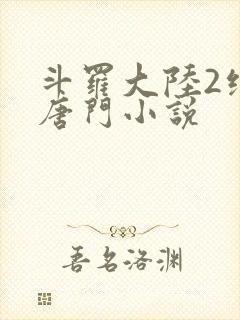 斗罗大陆2绝世唐门小说