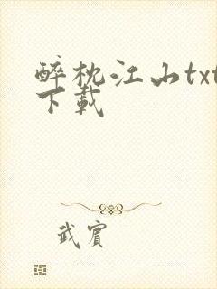 醉枕江山txt下载