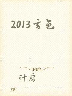 2013玄色