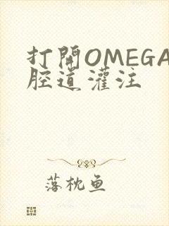 打开OMEGA腔道灌注