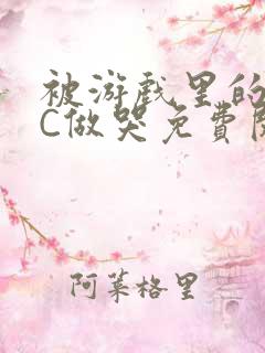 被游戏里的NPC做哭免费阅读