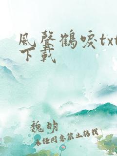 风声鹤唳txt下载