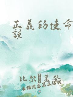 正义的使命 小说