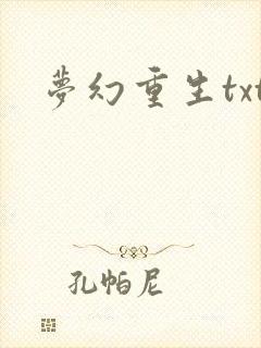 梦幻重生txt