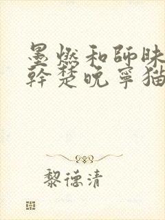 墨燃和师昧同时干楚晚宁猫弄