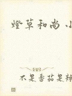 灯草和尚 小说