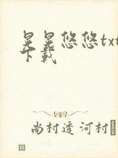 晃晃悠悠txt下载