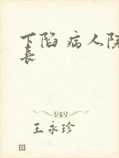 下陷 病人院院长