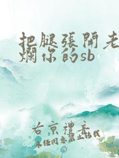 把腿张开老子臊烂你的sb