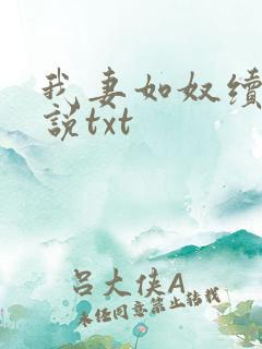 我妻如奴续写小说txt
