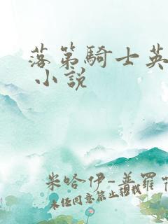 落第骑士英雄谭 小说