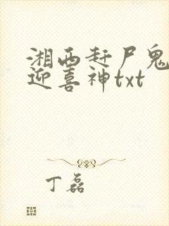 湘西赶尸鬼事之迎喜神txt