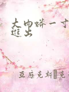 大肉蟒一寸一寸进出