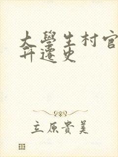 大学生村官艳遇升迁史