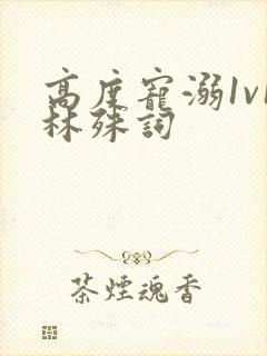 高度宠溺1v1林殊词