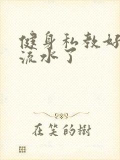 健身私教好大我流水了