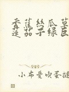 香蕉丝瓜草莓榴莲茄子绿巨人免费