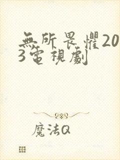 无所畏惧2023电视剧