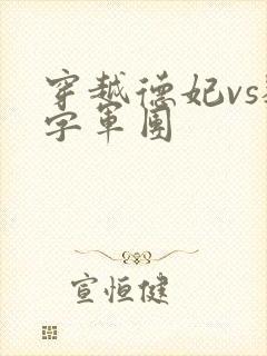 穿越德妃vs数字军团