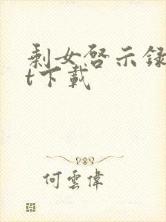 剩女启示录txt下载