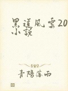 黑道风云20年小说