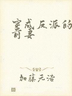 穿成反派的炮灰前妻