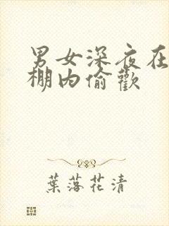 男女深夜在钢筋棚内偷欢