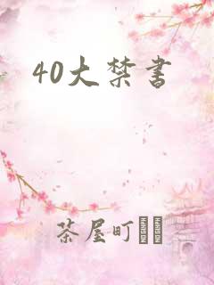 40大禁书