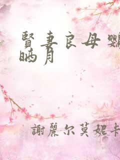 贤妻良母 鹦鹉晒月