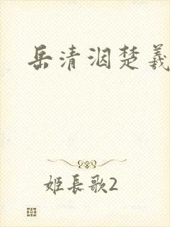 岳清洇楚羲小说