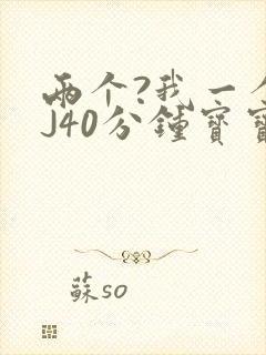 两个?我一个BJ40分钟宝宝
