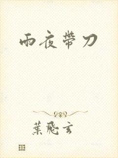 雨夜带刀
