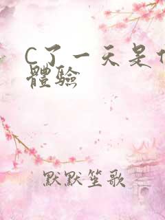 C了一天是什么体验