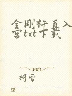 金刚杵直入莲花宫txt下载