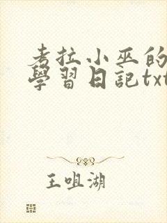 考拉小巫的英语学习日记txt