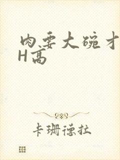 肉要大碗才好吃H高