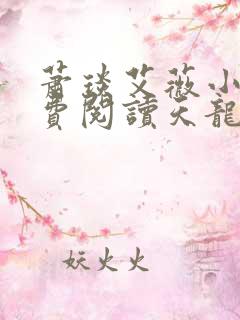 萧琰艾薇小说免费阅读天龙殿